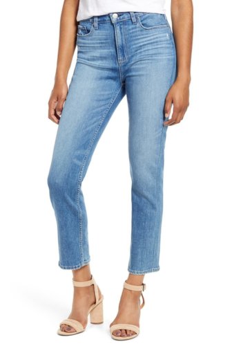 Imbracaminte femei paige vintage - hoxton high waist ankle slim fit jeans casanova distressed