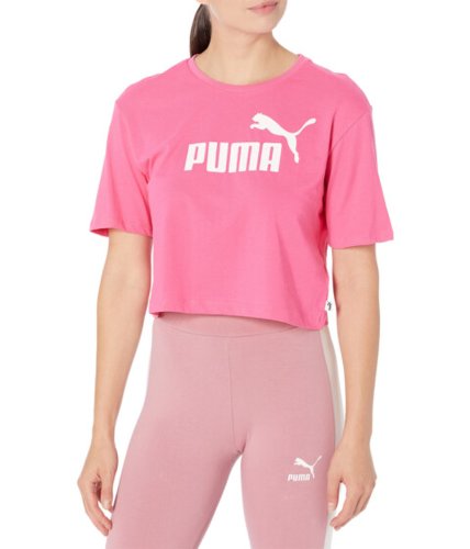 Imbracaminte femei puma ess cropped logo tee glowing pink