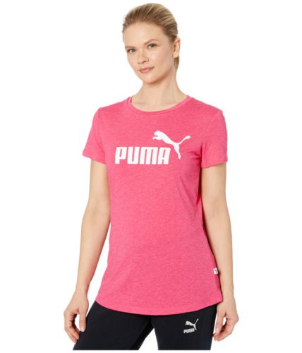 Imbracaminte femei puma essential logo heather tee bright rose