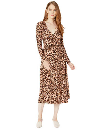 Imbracaminte femei rachel pally jersey mid-length harlow dress leopard