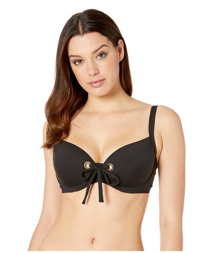 Imbracaminte femei roxy solid beach classics full d-cup bra bikini top true black