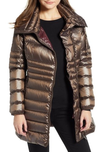 Imbracaminte femei sam edelman asymmetrical puffer jacket mink