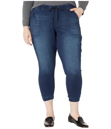 Imbracaminte femei signature by levi strauss co gold label plus size mid-rise skinny pull-on joggers sea view