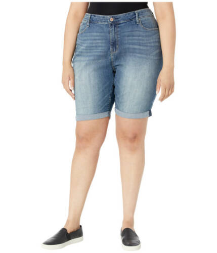 Imbracaminte femei signature by levi strauss co gold label plus size mid-rise skinny shorts cape town