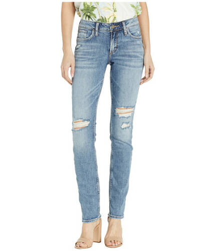 Imbracaminte femei silver jeans co elyse mid-rise straight leg jeans in indigo l03403sop231 indigo