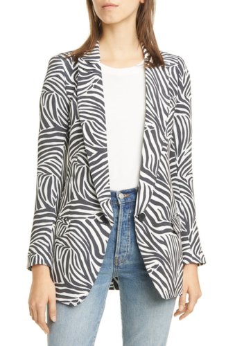 Imbracaminte femei smythe zebra print long peaked lapel blazer zebra print