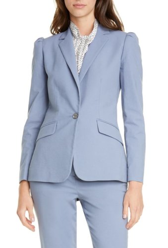 Imbracaminte femei tailored by rebecca taylor stretch suiting blazer blue stone