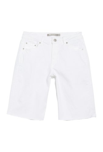 Imbracaminte femei tractr high rise relaxed bermuda shorts white