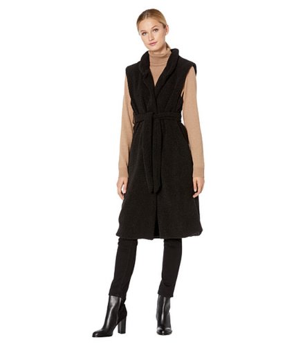 Imbracaminte femei vince camuto teddy belted duster black