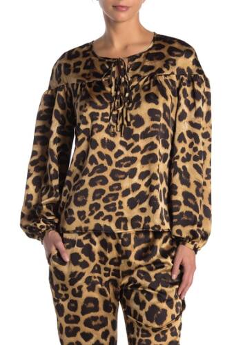 Imbracaminte femei walter baker thrasher leopard print top leopard