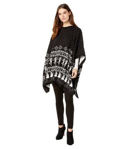 Imbracaminte femei whoopi fair isle knit cape black