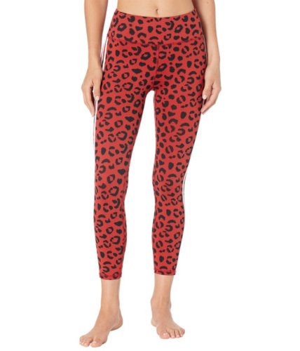 Imbracaminte femei x by gottex sporty double line ankle leggings red leopard