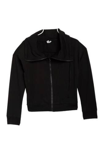 Imbracaminte femei z by zella short stop zip up jacket black