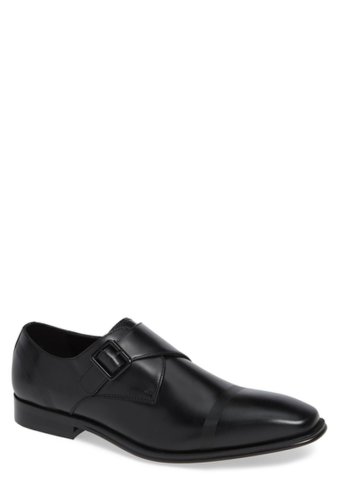 Incaltaminte barbati kenneth cole reaction pure monk b leather monk strap loafer black