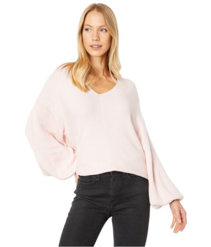 Incaltaminte femei 1state bubble sleeve sweater pink lotus