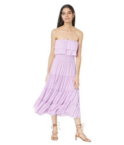 Incaltaminte femei 1state strapless ruffle tiered maxi dress violet tulle