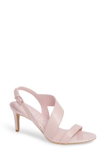 Incaltaminte femei calvin klein lancy sandal pastel pink