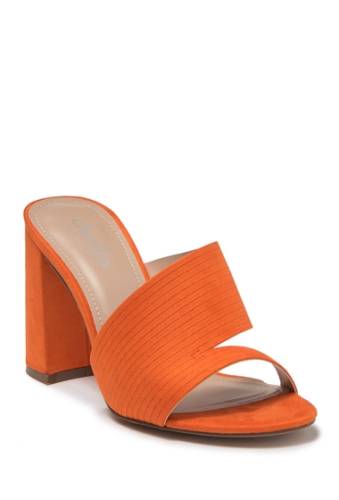 Incaltaminte femei charles david rhythmic block heel sandal orange-ms
