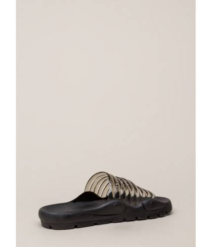Cheap&chic Incaltaminte femei cheapchic day off jelly strap slide sandals black