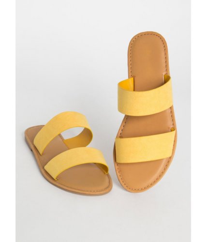 Incaltaminte femei cheapchic poolside party faux suede slide sandals amber