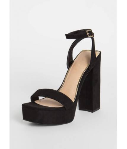 Incaltaminte femei cheapchic tall or nothing chunky platform heels black