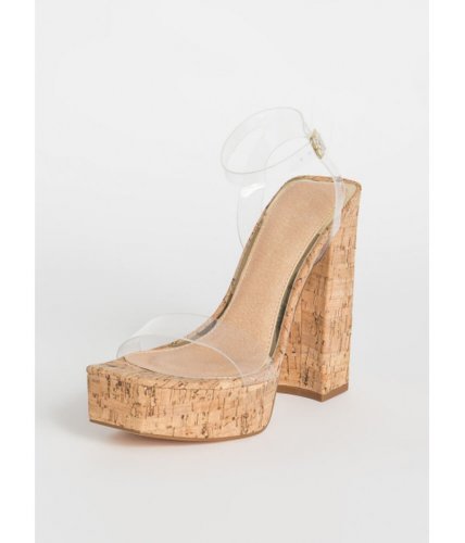 Incaltaminte femei cheapchic tall or nothing chunky platform heels cork
