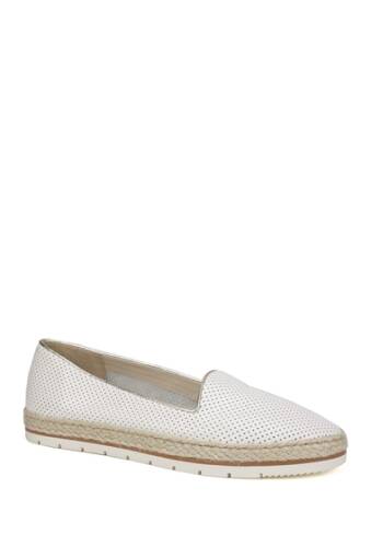 Incaltaminte femei cliffs by white mountain becca leather perforated slip-on sneaker whiteleather