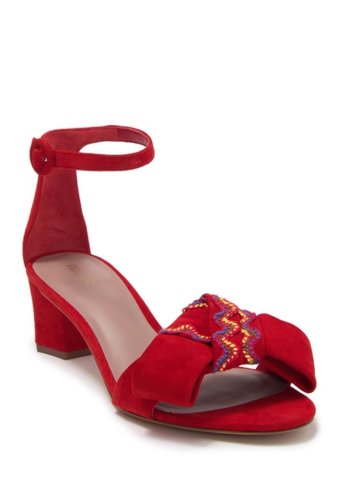 Incaltaminte femei diane von furstenberg jo lace block heel sandal red