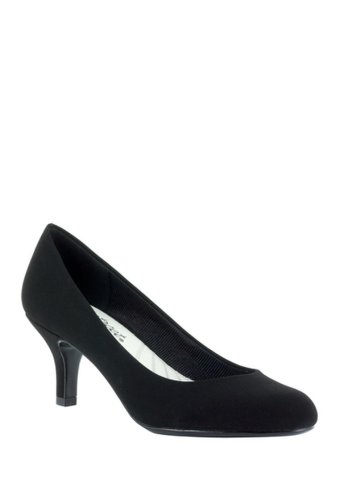Incaltaminte femei easy street passion classic pump - multiple widths available blk suede