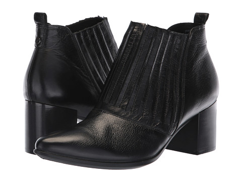Incaltaminte femei ecco shape 45 block ankle boot black calf leather