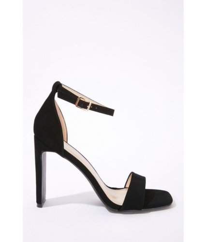 Incaltaminte femei forever21 faux suede high heels black