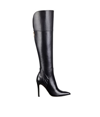 Incaltaminte femei guess nace over-the-knee boots black multi leather