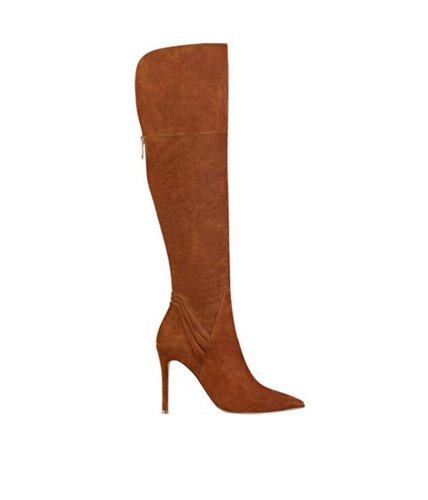 Incaltaminte femei guess nace over-the-knee boots natural suede