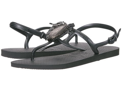 Incaltaminte femei havaianas freedom metal pin sandal black