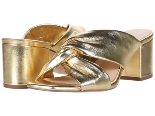 Incaltaminte femei jcrew twisted carmen sandal metallic gold leather