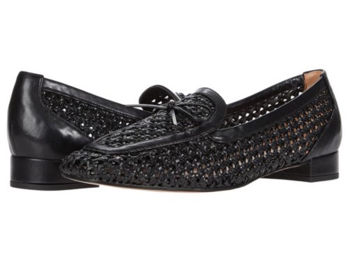 Incaltaminte femei jcrew woven leather avenue loafer w bow black