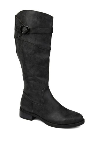Incaltaminte femei journee collection brooklyn wide calf boot black