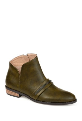 Incaltaminte femei journee collection harlow ankle bootie olive