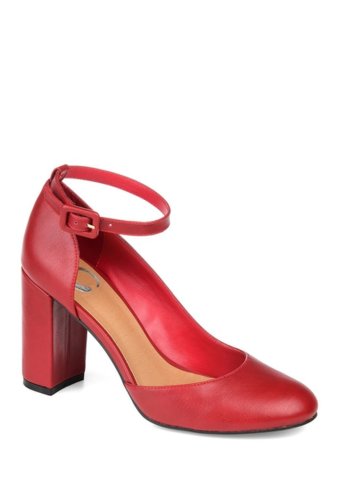Incaltaminte femei journee collection raveen ankle strap pump red