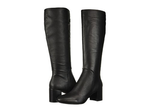 Incaltaminte femei kenneth cole justin mid riding boot black leather