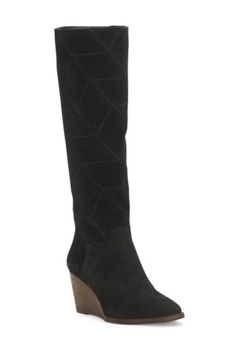 Incaltaminte femei lucky brand preeka leather tall boot black 01