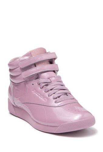 Incaltaminte femei reebok free style high sneaker patent-infused lilac