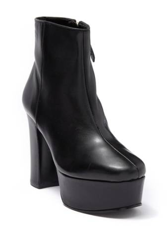 Incaltaminte femei schutz ravenaa leather platform boot black