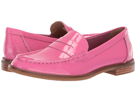 Incaltaminte femei sperry seaport patent penny loafer pink