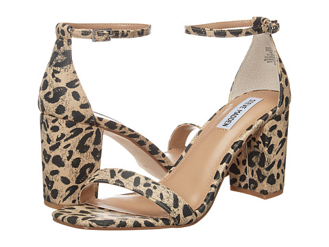 Incaltaminte femei steve madden delrey heeled sandal leopard