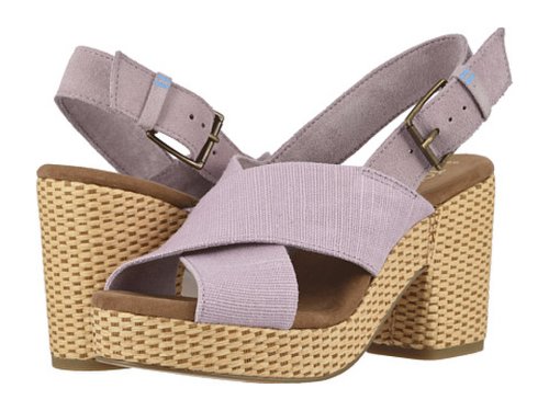 Incaltaminte femei toms ibiza burnished lilac heritage canvassuede
