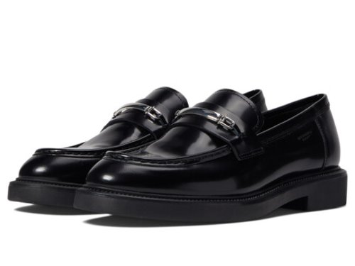 Incaltaminte femei vagabond shoemakers alex w polished leather chain loafer black