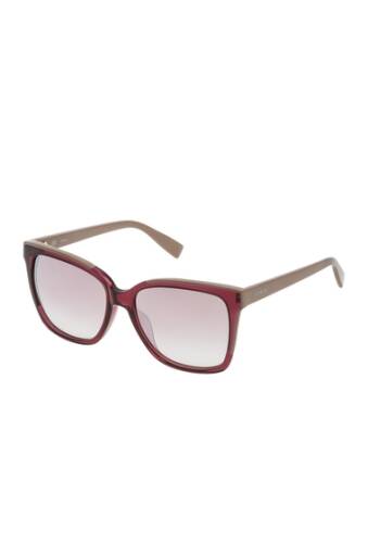 Ochelari femei furla 55mm square sunglasses shiny tranmarc