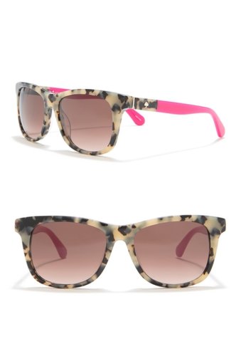 Ochelari femei kate spade new york 53mm charmis rectangle sunglasses 0t4-ha