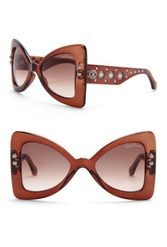 Ochelari femei roberto cavalli fiesole 60mm butterfly oversized sunglasses dbrnobrng